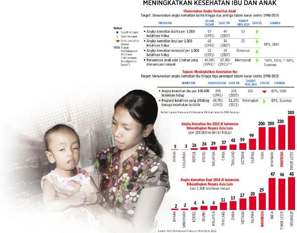 Belum Maksimal, Upaya Pemerintah Turunkan Angka Kematian Ibu sesuai MDGs PBB 